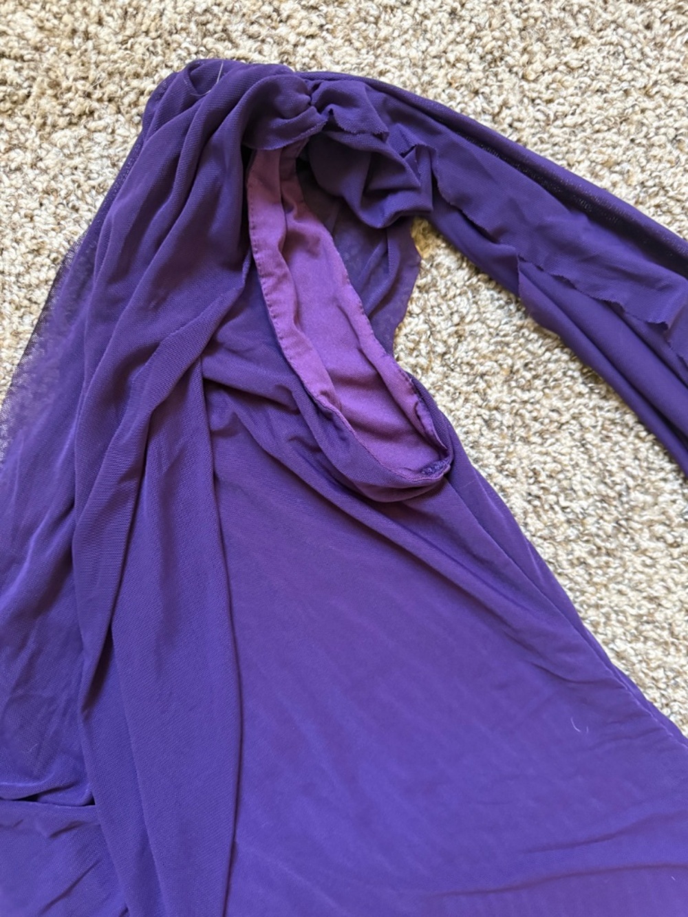 Dark Purple Dress - Picture 3 of 3